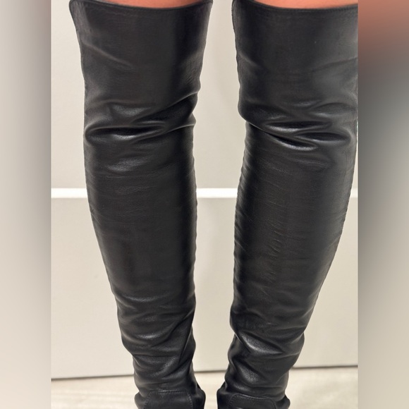 Stuart Weitzman Reserve boots in leather - Picture 2 of 15